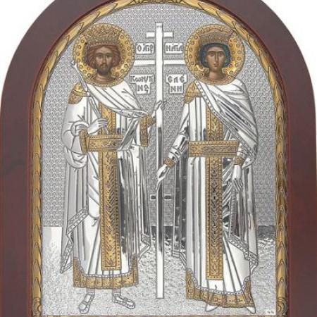 Посребрени икони